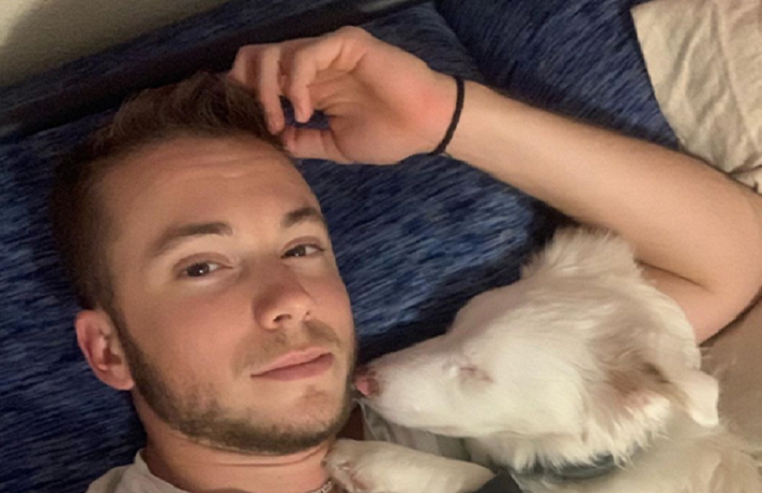 Internet Is Swooning Over The Gentle Way This Man Wakes Up His Blind And Deaf Dog.