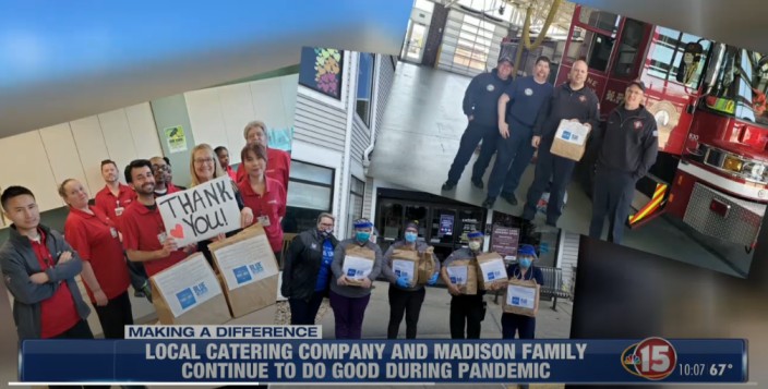 Local catering company, Madison family continue to do good during pandemic