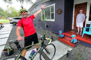 Read more about the article Billy Flanigan Pedaled 3,000 Miles, Doing Good And Spreading Happiness
