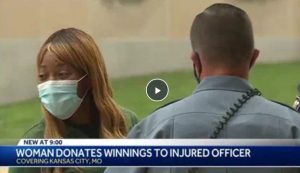 Read more about the article Mom Donates Lottery Winnings to a Wounded Police Officer, Department Raises $87K for Her